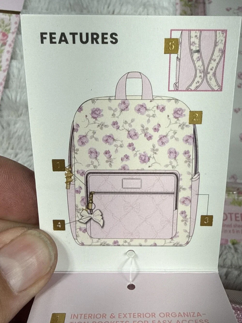 LoveShackFancy X Back To School Backpack*Limited Edition* Floral NEW WITH TAGS